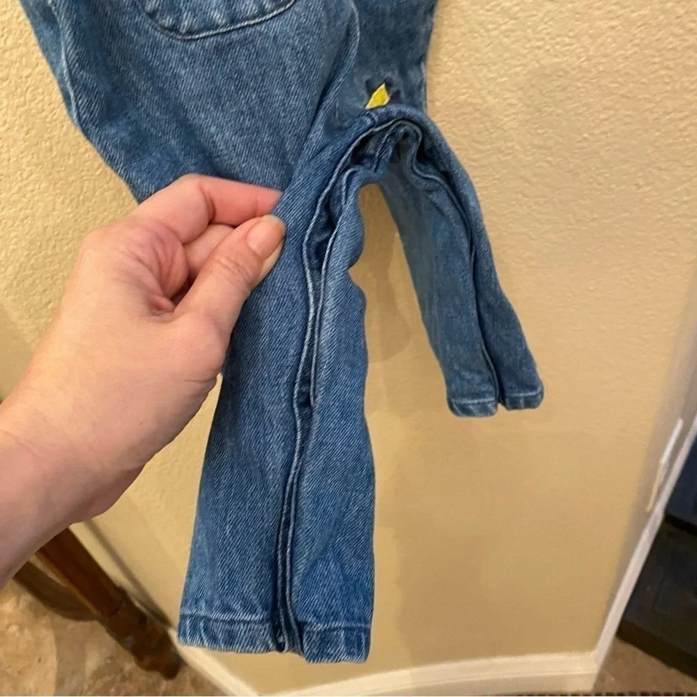 BABY BODEN Farm Life Jean Overalls Size 6-12M